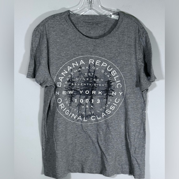 Banana Republic Tops - Basic Crew Neck Relaxed Fit Screen Tee